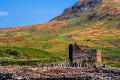 The castle viewed from the shore