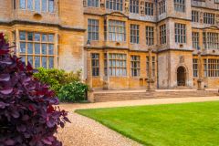 The main house entrance