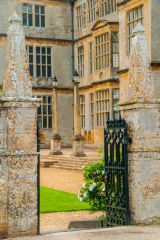 Gates to the formal garden terrace