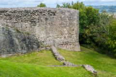 The outer wall of the castle
