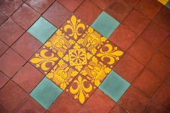 William Butterfield's encaustic floor tiles