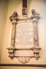 Hugh Sheldon memorial, 1708
