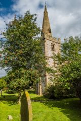 The west tower and spire