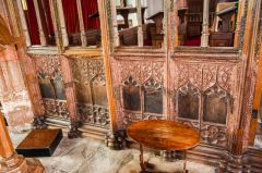 The original 15th century screen base