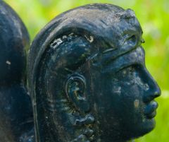 A statue in the gardens