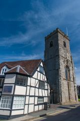 Much Wenlock, Holy Trinity Church, View from the north west
