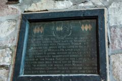 Much Wenlock, Holy Trinity Church, Early 17th century brass to Robert Thorne