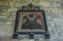 Much Wenlock, Holy Trinity Church, Brass to Richard Ridley (d. 1592)