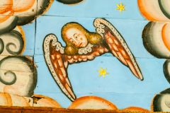 Head of a winged angel