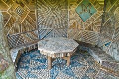 A rather striking garden hut