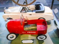 A pair of pedal cars