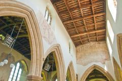 Nave and wall paintings