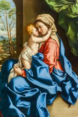The Virgin and Child Embracing, by Sassoferrato, c. 1680