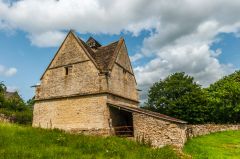 The Dovecote from below