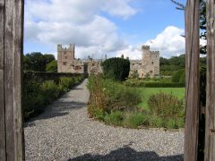 Naworth Castle from the front gates (c) Andrew Tryon