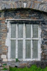 Ruins of the Tudor mansion house