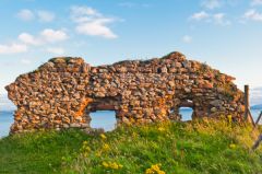 On the edge of the cliffs