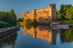 Newark Castle at sunset