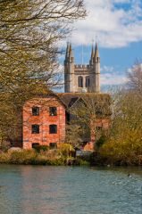 The church from the Kennet Canal