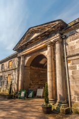 Neoclassical entrance to the stable block