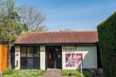 The main villa entrance