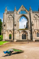The west front of the abbey