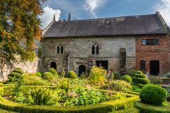 The manor hall and knot garden
