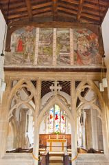 Chancel arch and Doom painting