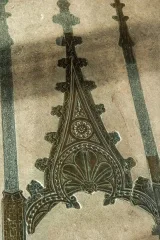 An ornate pinnacled canopy