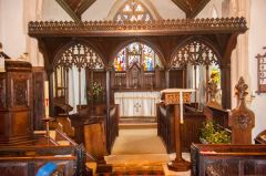 15th century chancel screen