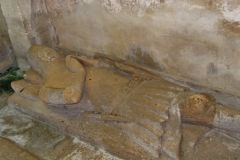 13th century effigy of a knight