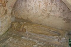 13th century effigy of a lady, possibly Isabel More