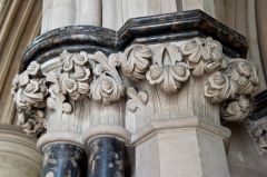 Frosterley marble columns