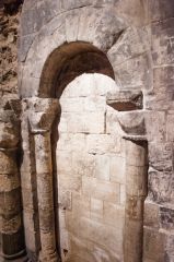 Medieval archway inside the keep