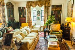 The sitting room inside Nyman's house