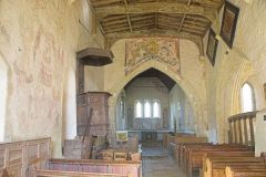 Lower Oddington, St Nicholas Church, The church interior