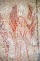 Lower Oddington, St Nicholas Church, A winged figure