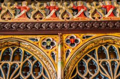 The top of the 15th century screen
