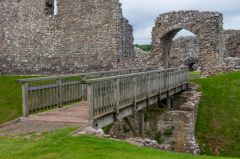 Bridge across the ringwork ditch