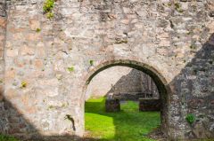 The medieval chancel arch