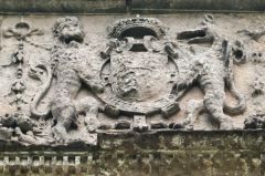 Old Gorhambury House, Elizabeth I coat of arms