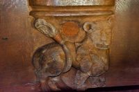 Lion misericord
