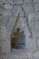 Old Soar Manor, 14th century piscina