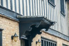 Detail of the house entrance