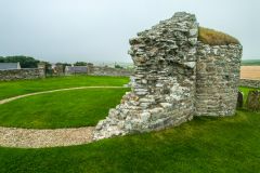 The curving outer wall