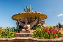 Osborne House, Garden fountain on the terrace