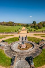 Osborne House, A formal garden avenue behind the house