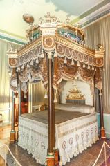 The ornate state bed