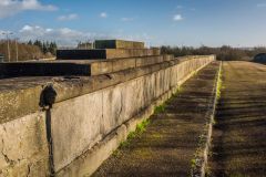 Walking along the bridge