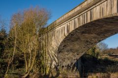The bridge and west river bank